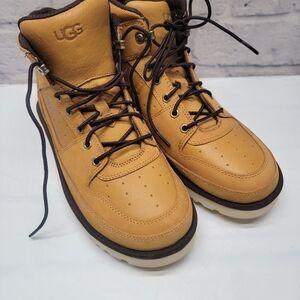 UGG 1112384 WHEAT HIGHLAND SPORT HIKER LACE-UP WINTER ANKLE BOOTS Men’s Size 8